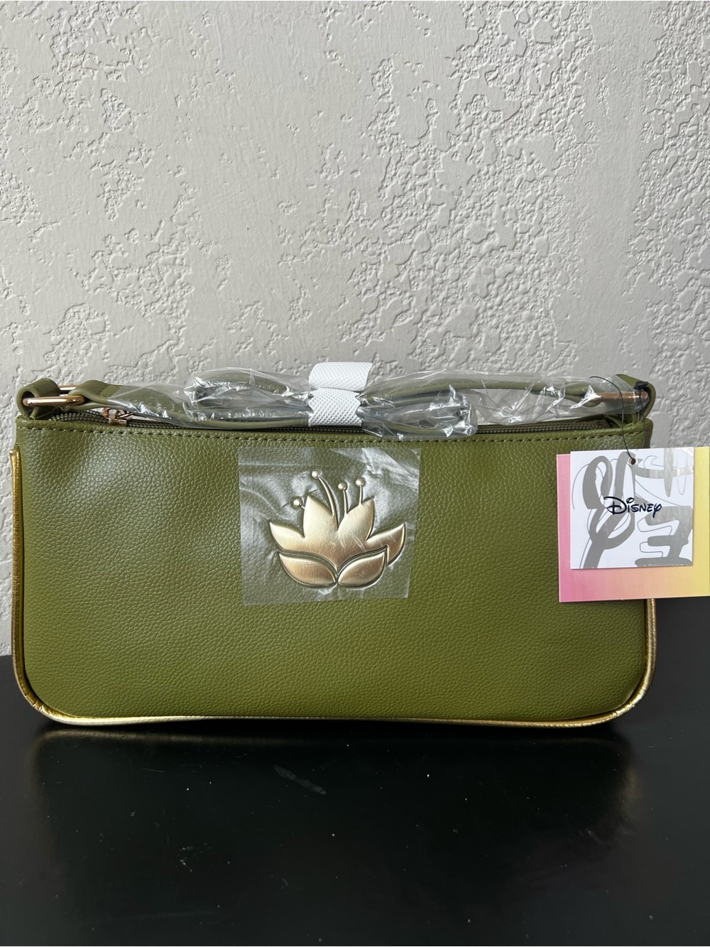 Disney Dani by Danielle Nicole Princess Tiana Baguette Shoulder Bag - NWT